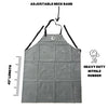 Oil Shield® Hycar, Black Nitrile Rubber Apron Mid-Weight 42