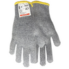C9, 10 Gauge Cut Resistant Grey Glove ANSI Cut Level 6 - Sizes XXS-XXL