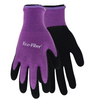 Red Steer 1151 Eco-Fiber Bamboo General Purpose Gloves, Pink & Purple, Latex Palm, Sizes S-L, Sold by Pair
