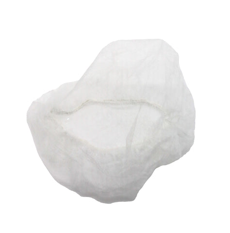 POLYPROPYLENE 19 BOUFFANT HAIR CAP WHITE 500 PIECES PER CASE
