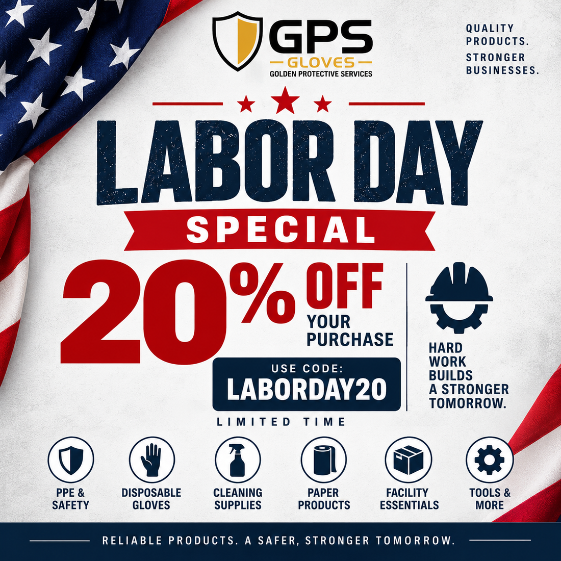 Happy Labor Day from GPS Gloves!