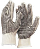 Cotton String Knit Double Sided Dots Gloves, Sold by Dozen