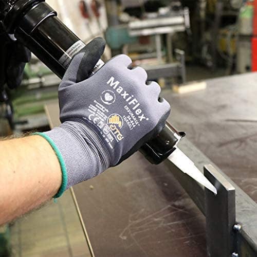 MaxiFlex Ultimate 34-874 Nitrile Coated Micro Foam Grip Gloves, Cut Resistant, Sizes M-XL - GPS Gloves