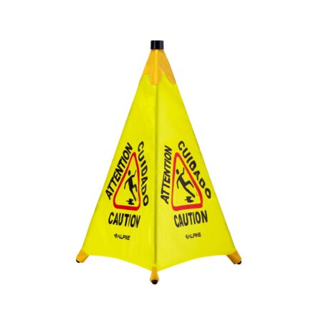 18" Bilingual Handy Cone with Storage Canister - GPS Gloves