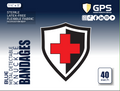 Knuckle Bandage, Blue Metal Detectable, 1 1/2" x 3"- 40/Box - GPS Gloves