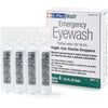 A-Med First AID Eyewash | Eye Cleansing Eyewash | OSHA Approved | Meets ANSI Standard | Set of 4 Vials