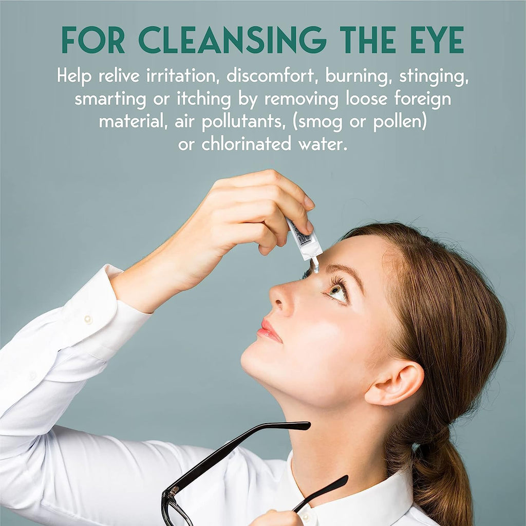 A-Med First AID Eyewash | Eye Cleansing Eyewash | OSHA Approved | Meets ANSI Standard | Set of 4 Vials - GPS Gloves