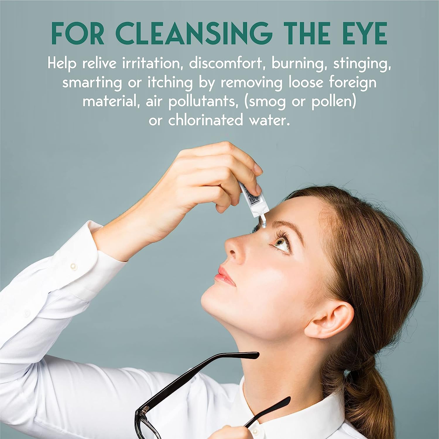 A-Med First AID Eyewash | Eye Cleansing Eyewash | OSHA Approved | Meets ANSI Standard | Set of 4 Vials - GPS Gloves