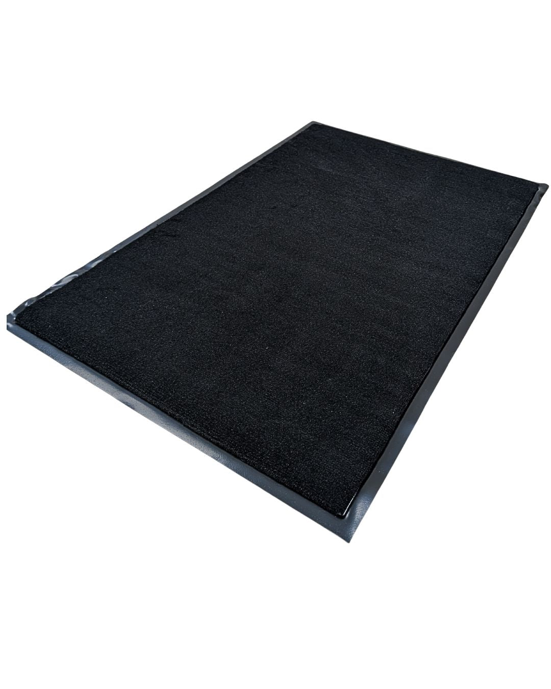 Mud Rug 2' x 3' Olefin Indoor Carpet Mats, Black, Vinyl Backing - GPS Gloves