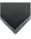 Mud Rug 3' x 5' Olefin Indoor Carpet Mats, Black, Vinyl Backing - GPS Gloves
