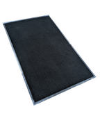 Mud Rug 3' x 5' Olefin Indoor Carpet Mats, Black, Vinyl Backing - GPS Gloves
