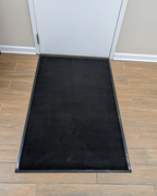 Mud Rug 3' x 5' Olefin Indoor Carpet Mats, Black, Vinyl Backing - GPS Gloves