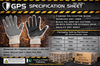 Cotton String Knit Double Sided Dots Gloves, Sold by Dozen - GPS Gloves