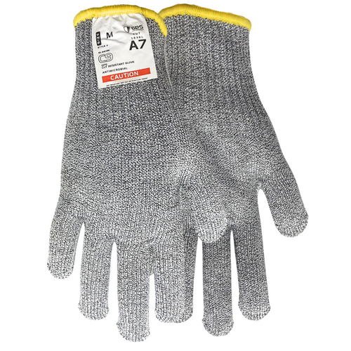 C9, 10 Gauge Cut Resistant Grey Glove ANSI Cut Level 7 - Sizes XXS