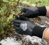 Chilly Grip A326 Black Waterproof H2O Thermal Insulated Gloves, Snug-Fit Wrist, Textured Palm, Sizes M-XL