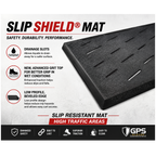 Slip Shield® Mat, Slip Resistant Floor Mat, 3' x 5', Commercial Kitchen Grade Nitrile Rubber - GPS Gloves
