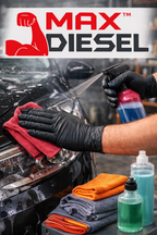 The Max Diesel® Nitrile Powder Free Disposable Gloves, 6 Mil, Ambidextrous, 100 Per Box, Sizes M-XXL - GPS Gloves