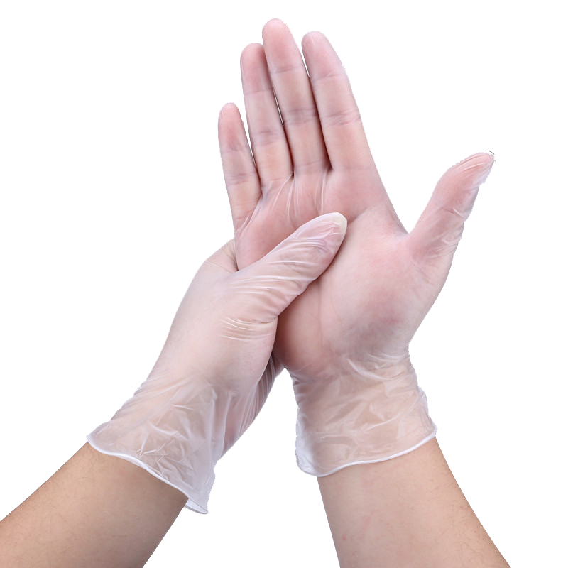 Duraskin Clear Vinyl Disposable Gloves, 4 MIL, Powder Free, 100 Gloves Per Box, Sizes S-XL - GPS Gloves