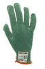 C9 Cut Resistant 10 GG Green Glove, Antimicrobial, Sizes S-L, Sold by Each