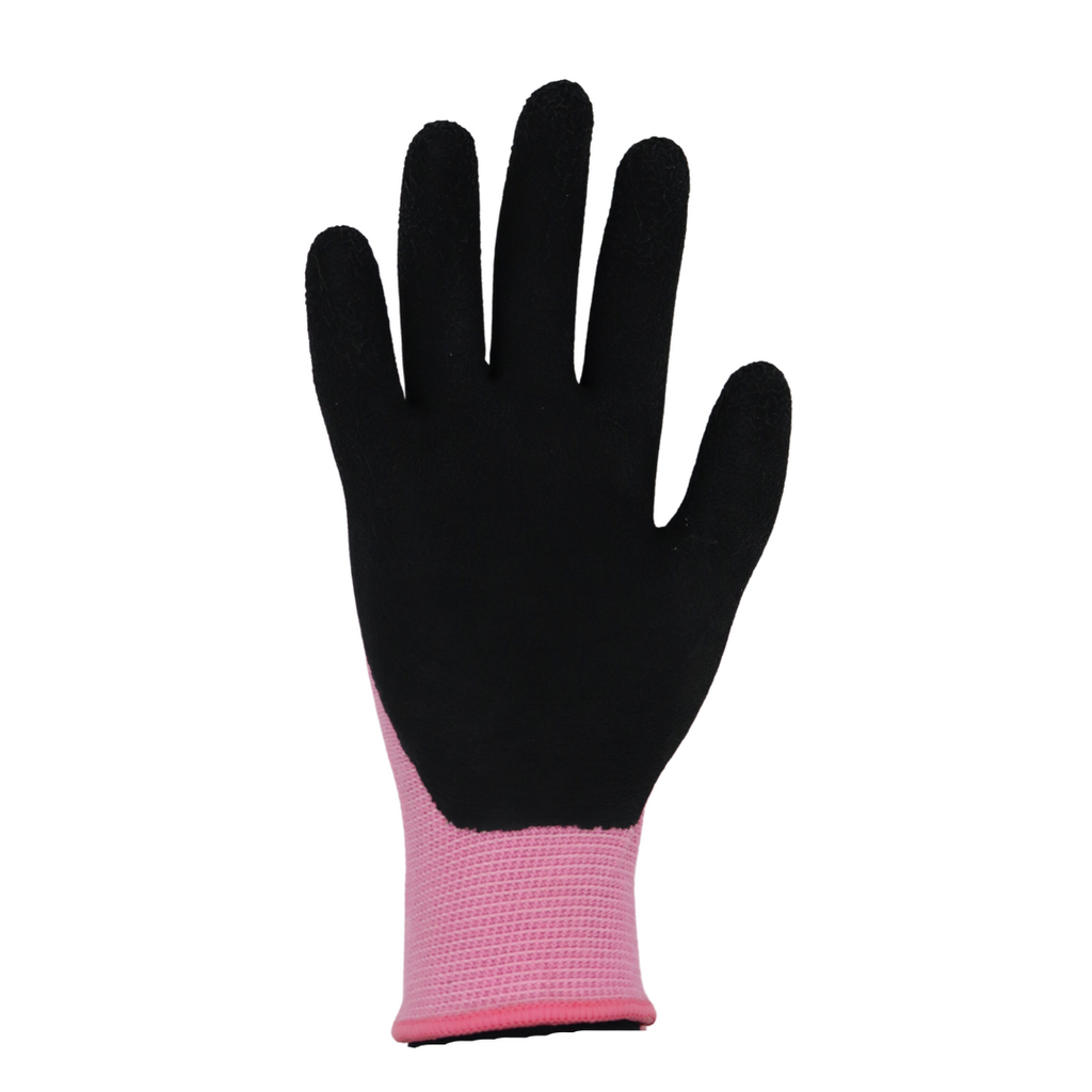 Red Steer 1151 Eco-Fiber Bamboo General Purpose Gloves, Pink & Purple, Latex Palm, Sizes S-L, Sold by Pair - GPS Gloves