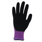 Red Steer 1151 Eco-Fiber Bamboo General Purpose Gloves, Pink & Purple, Latex Palm, Sizes S-L, Sold by Pair - GPS Gloves