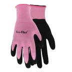 Red Steer 1151 Eco-Fiber Bamboo General Purpose Gloves, Pink & Purple, Latex Palm, Sizes S-L, Sold by Pair - GPS Gloves