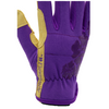 Red Steer 165W Flowertouch Synthetic Leather Women's Gloves, Durable High Dexterity Palm, Purple, Sizes S-L, Sold by Pair