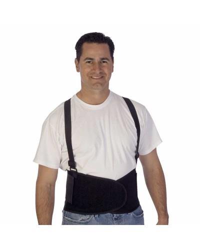 Detachable Suspenders Back Support Belt, Black, Sizes M-XXL - GPS Gloves