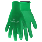 Chilly Grip A207 Flowertouch Foam Latex Palm All Purpose Gloves, Purple, Green, Red, Pink, Sizes S-L, Sold by Pair - GPS Gloves