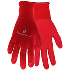 Chilly Grip A207 Flowertouch Foam Latex Palm All Purpose Gloves, Purple, Green, Red, Pink, Sizes S-L, Sold by Pair - GPS Gloves