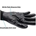 Red Steer A369B-M Palm Coated Work Glove, Sizes S-XL - GPS Gloves