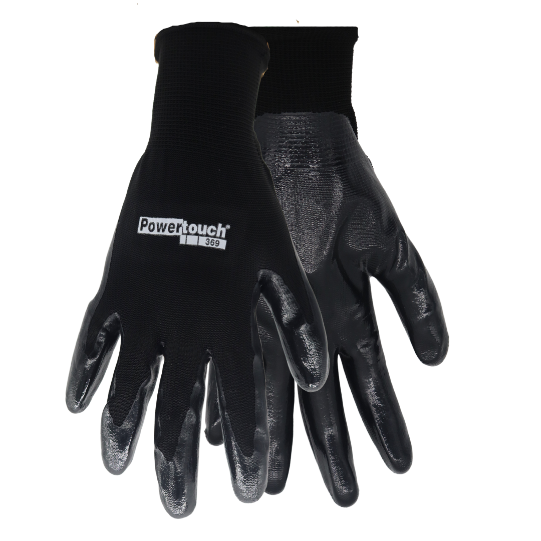 Red Steer A369B-M Palm Coated Work Glove, Sizes S-XL - GPS Gloves
