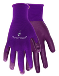 Red Steer A369 Flowertouch Lawn & Garden Gloves, Nitrile Palm, Pink, Purple or Red, Sizes S-L, Sold by Pair - GPS Gloves
