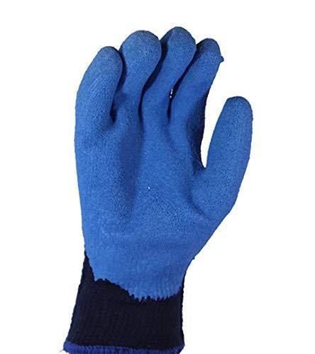 Chilly Grip, Blue Acrylic, Rubber Foam Coating Insulated Gloves, Sizes XS-XXL - GPS Gloves