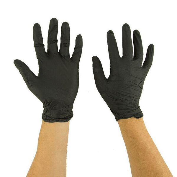 The Black Diesel ® Powder Free Nitrile Disposable Gloves, 4 Mil, 100 Gloves Per Box, Sizes M-XXL