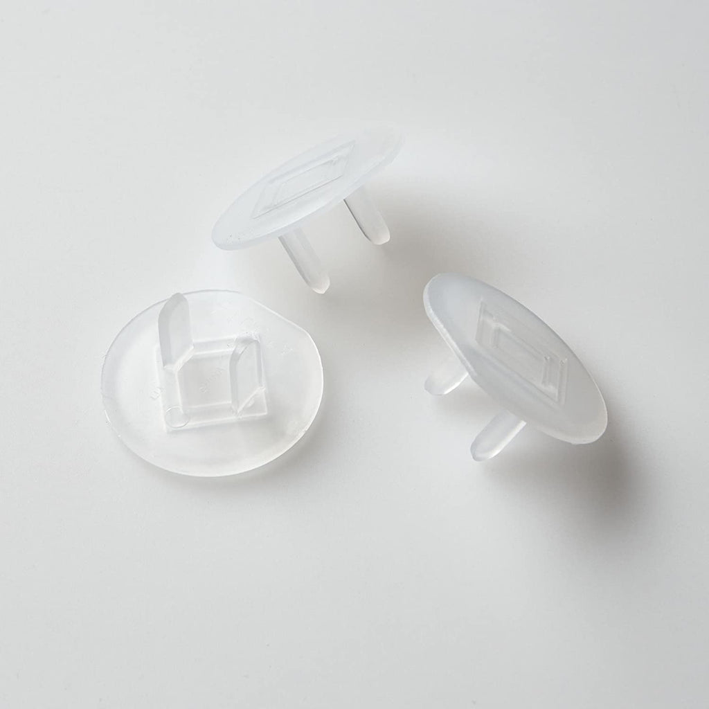 Safety Outlet Plugs 12 Pack, Clear - GPS Gloves