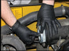 The Black Diesel® Nitrile Powder Free Gloves, 4 Mil, Ambidextrous, 100 Gloves Per Box, Sizes M-XXL