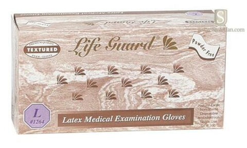 Powder Free Latex Exam Gloves, Non-Sterile, Ambidextrous, 100 Gloves Per Box