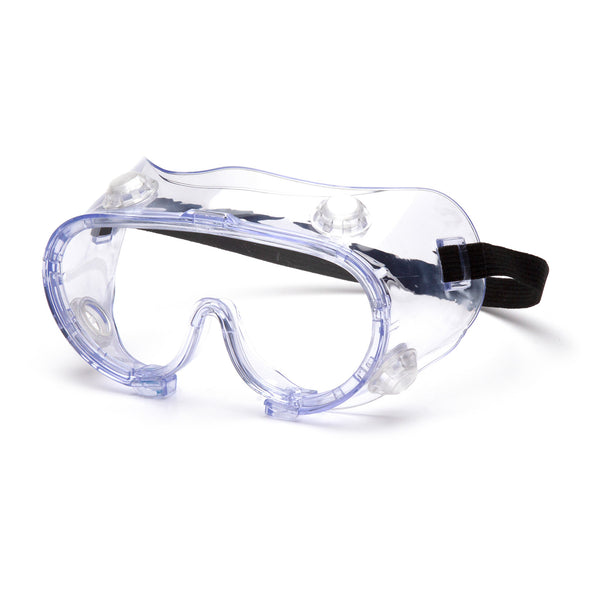 Chemical Splash Goggles with Anti-Fog Lens - Clear Lens