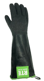 Oil Shield®, 18" High Temp Neoprene Insulated Gloves, Red Banding & RTE Labeling - GPS Gloves