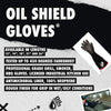 Oil Shield® Heat Resistant Neoprene BAKE Gloves, 450 Degree Temp Rating, Anti-Microbial Liner, Hang Up Loop, Food Service Safety, Sold by Pair