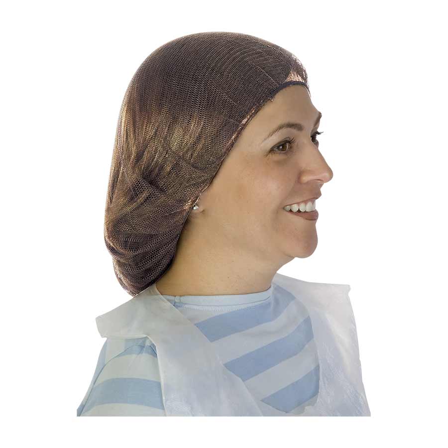DURAWEAR™ 21" WHITE NYLON HAIRNETS, 1000 PER CASE - GPS Gloves