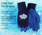 Chilly Grip, Blue Acrylic, Rubber Foam Coating Insulated Gloves, Sizes XS-XXL - GPS Gloves