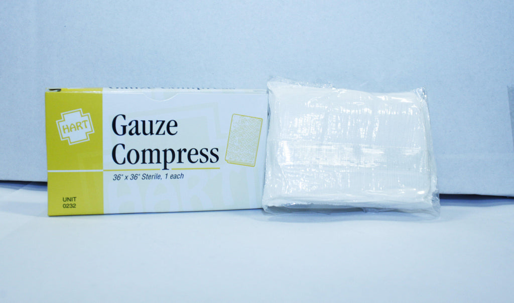 Sterile Gauze Compress, 36" x 36", Sold By Each - GPS Gloves