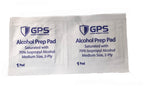Alcohol Prep Pads, 70% Isopropyl Alcohol, Size Medium, 2-Ply, 200 Per Box - GPS Gloves