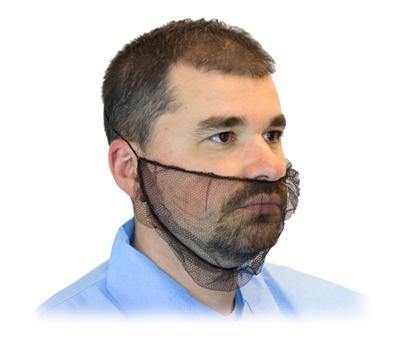 Beard Covers Black with Honeycomb Pattern - 1000/case - GPS Gloves