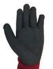 Chilly Grip A311BG Women's Heavyweight Thermal-Lined Foam Latex Gloves, Maroon/Black, Sold by Pair, Sizes S-L