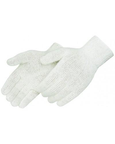 Cotton Poly String Knit Gloves, Natural White, 7 Gauge, Sold By Dozen - GPS Gloves