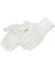 Cotton Poly String Knit Gloves, Natural White, Thermal Liners, 7 Gauge, Sold By Dozen