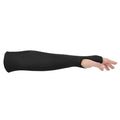 Kevlar® Cut Resistant Sleeve with Thumbslot, Thermal Protection, Sold By Each, Black - GPS Gloves
